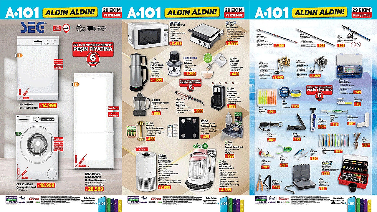 A101'DE DEV KAMPANYA: BU HAFTA RAFLAR DOLUP TAŞIYOR! (A101 24 EKİM-4 KASIM)