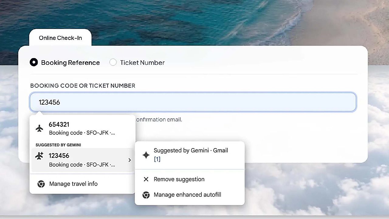 Chrome’daki geliştirilmiş otomatik doldurma özelliği artık Gmail’den bilgi çekebiliyor