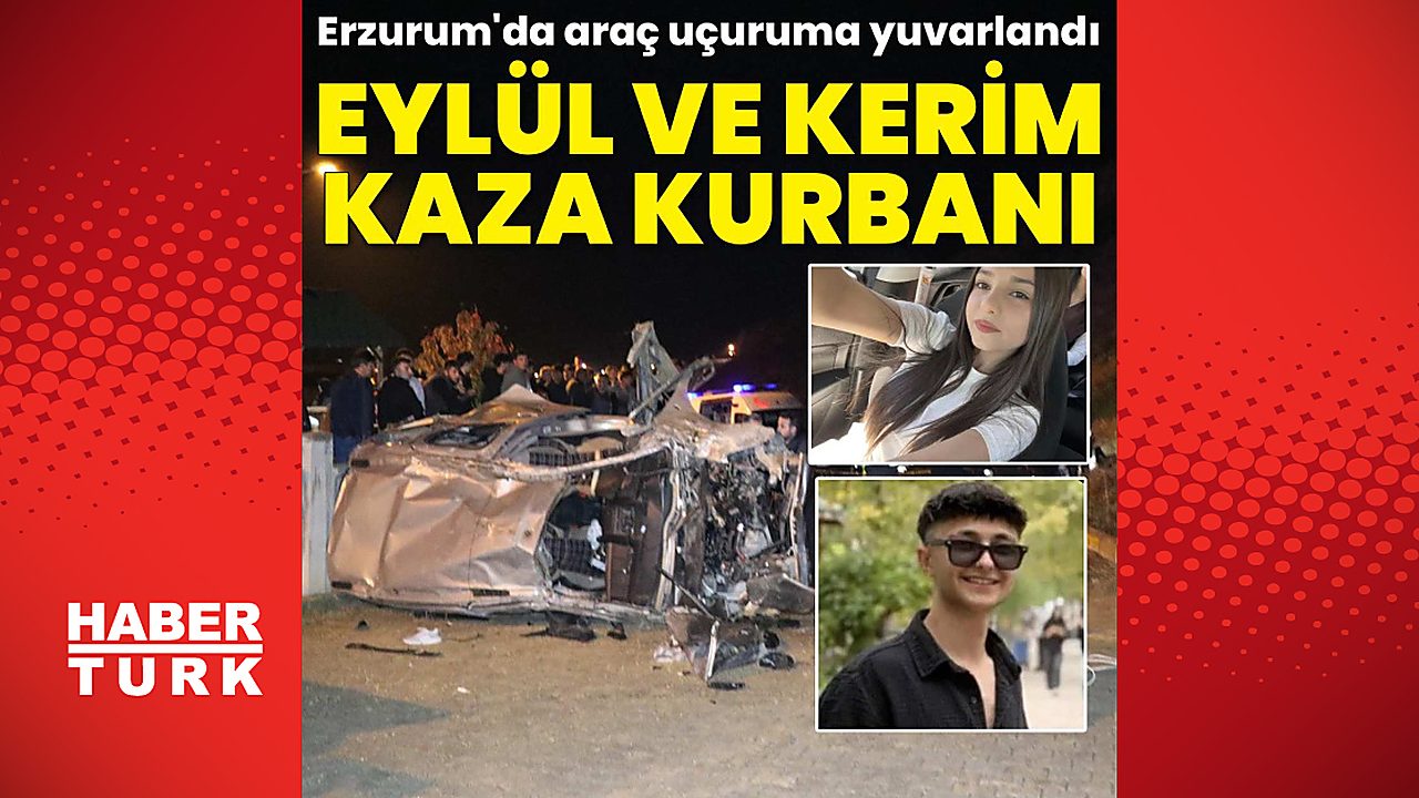 Araç uçuruma yuvarlandı... Eylül ve Kerim kaza kurbanı!