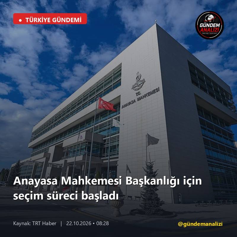 Anayasa Mahkemesi Başkanlığı için seçim süreci başladı