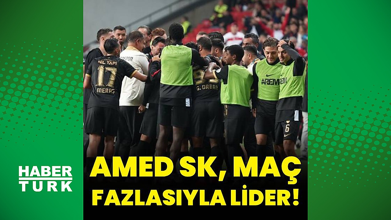 Amed SK, maç fazlasıyla liderliğe yükseldi!