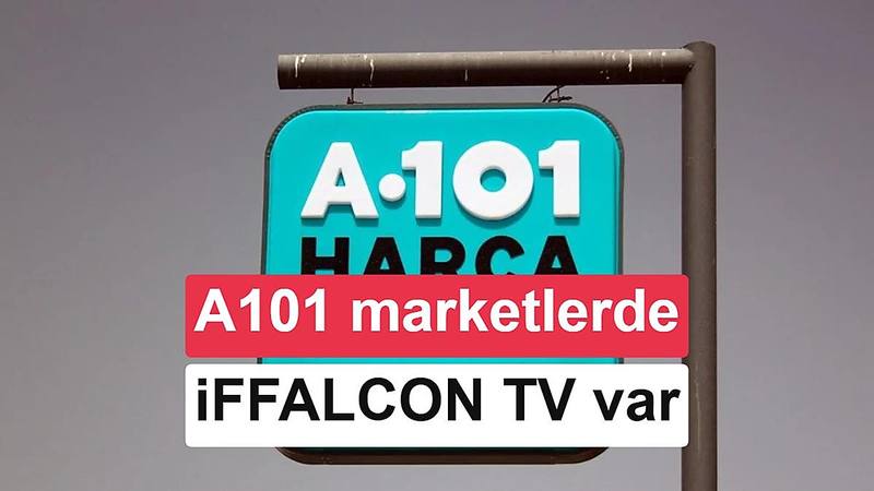 A101 marketler i FFALCON televizyonlarda kampanya yapıyor