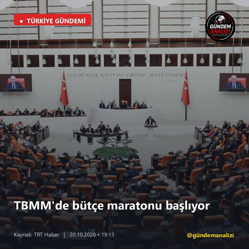 TBMM'de bütçe maratonu başlıyor