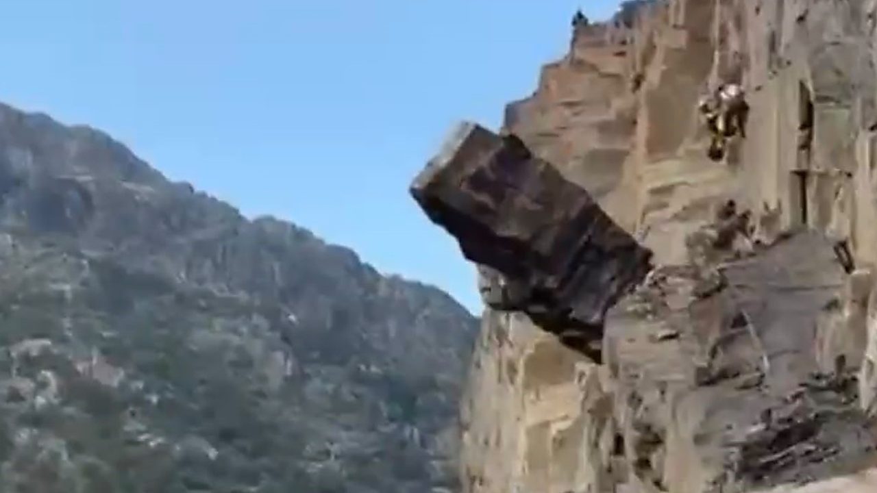 Kaya düşürme operasyonu