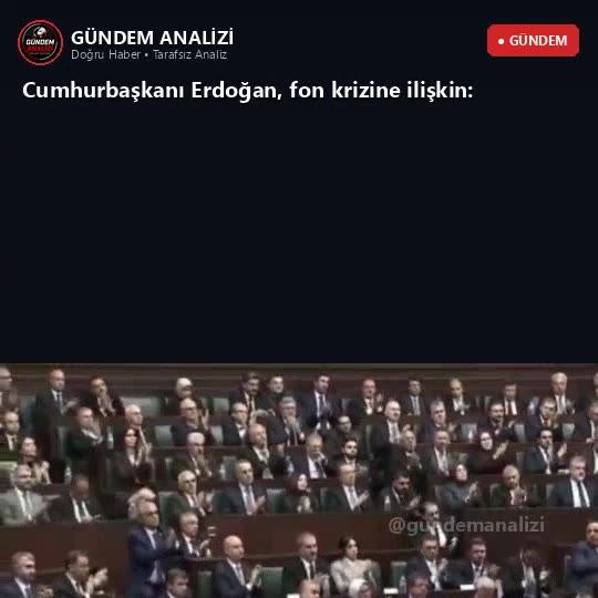 Cumhurbaşkanı Erdoğan, fon krizine ilişkin: